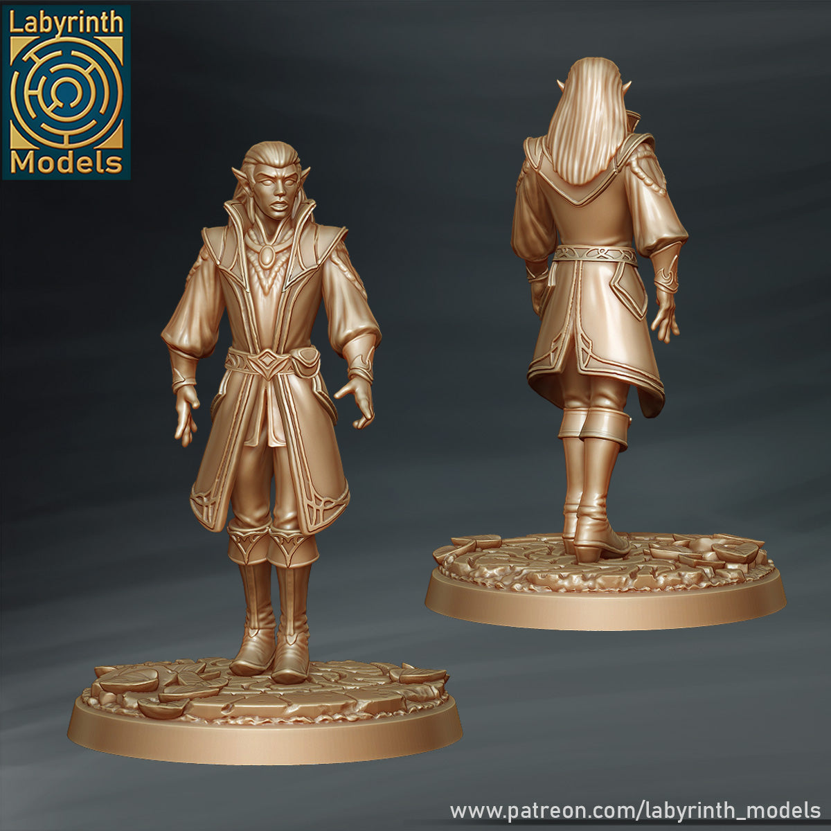 Radiant Elf Citizens by Labyrinth Models