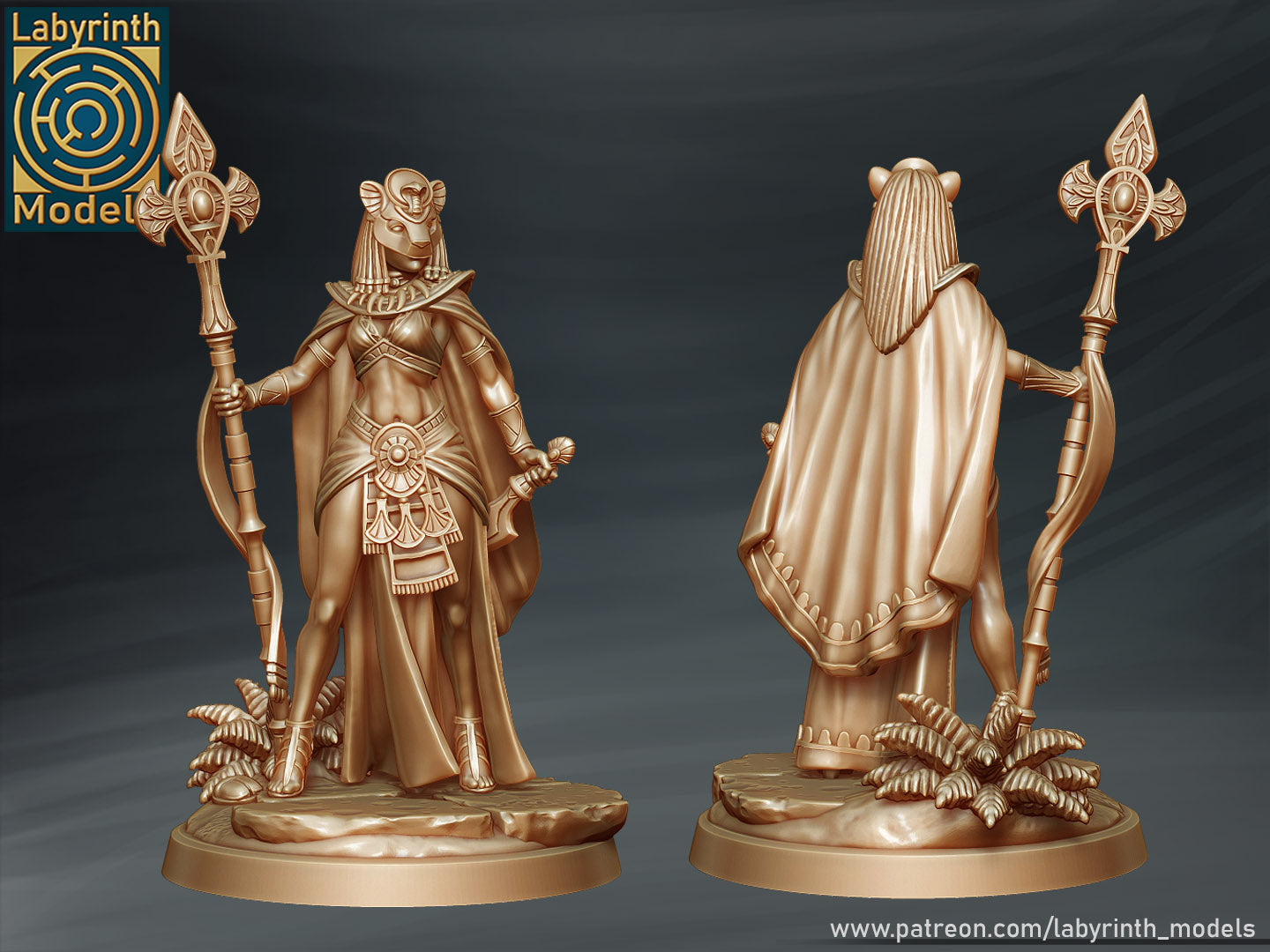 Priestess of Sekhmet by Labyrinth Models