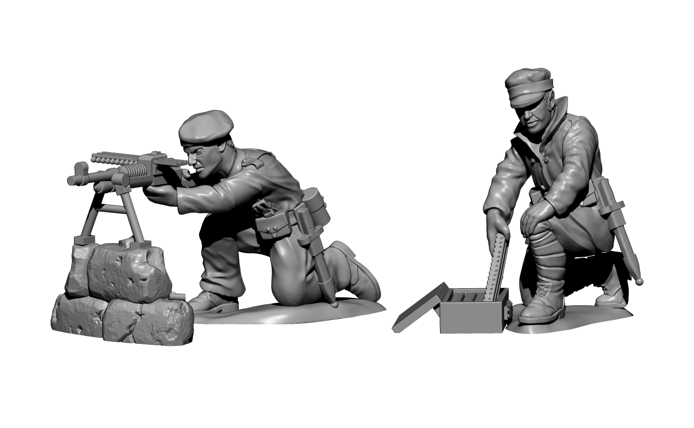 SCW: Hotchkiss LMG by Baraka Wargames and Miniatures