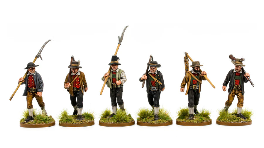 Tyrol Landsturm marching by Piano Wargames