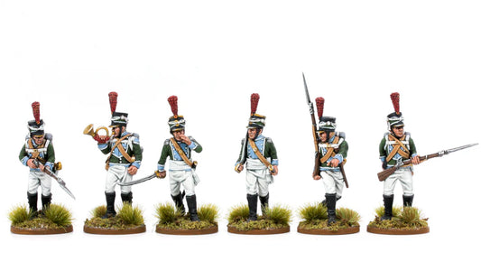 Württemberg Light Infantry Command by Piano Wargames