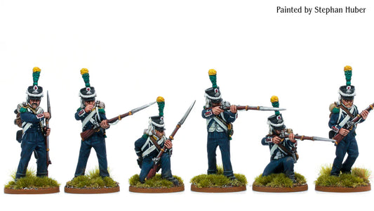 French Light Infantry Voltigeurs Skirmishing (1807-1814) by Piano Wargames