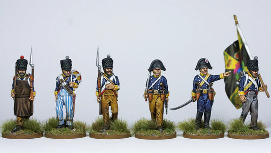 Hessen-Darmstadt Line Infantry Command Spain by Piano Wargames