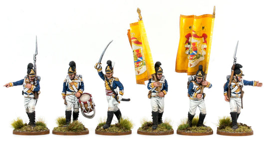 Württemberg Line Infantry Command 1 by Piano Wargames