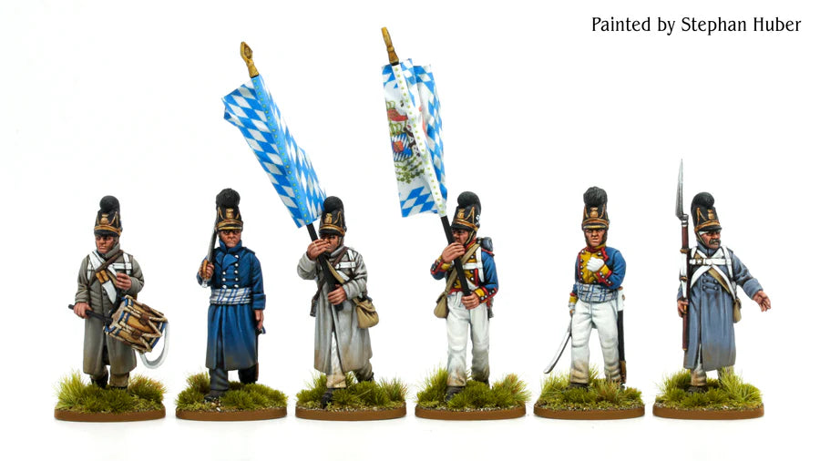 Bavarian Line Infantry Command 2 (Greatcoats)(1806 - 1813) by Piano Wargames