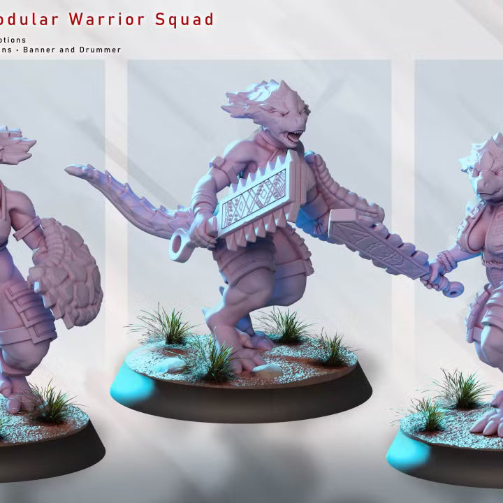 Lizard Women – Warrior Squad by Gaz Minis
