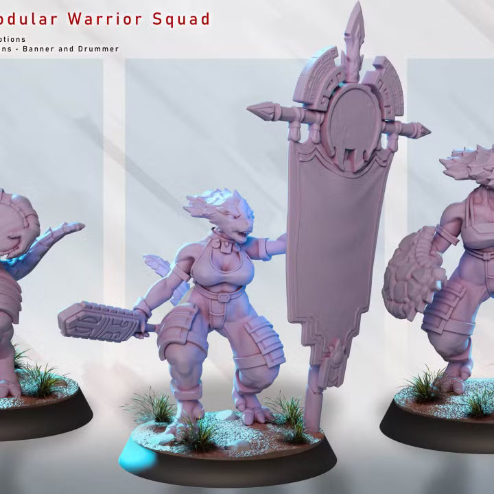 Lizard Women – Warrior Squad by Gaz Minis
