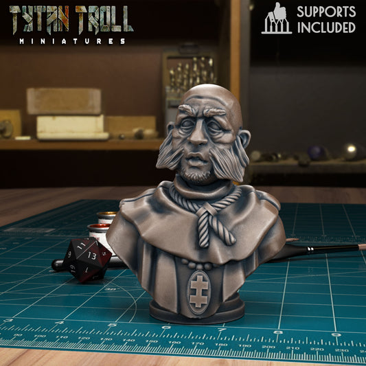 Lucian Petrovich Bust by Tytan Troll Miniatures