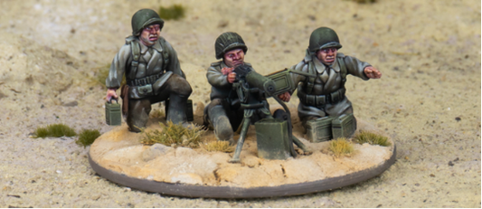 US Army Browning M1917 Machine Gun Team by W3 Wargaming Miniatures