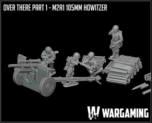 US Army M2A1 105mm Howitzer by W3 Wargaming Miniatures