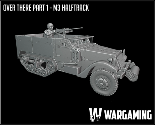 US Army M3 Halftrack by W3 Wargaming Miniatures