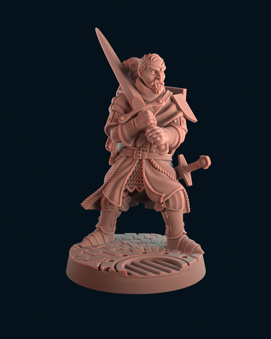 Male knight 2 by kool kiwi Miniatures
