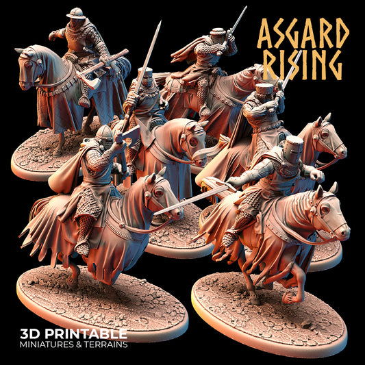 Medieval Heavy Cavalry with Two Handed Weapons by Asgard Rising