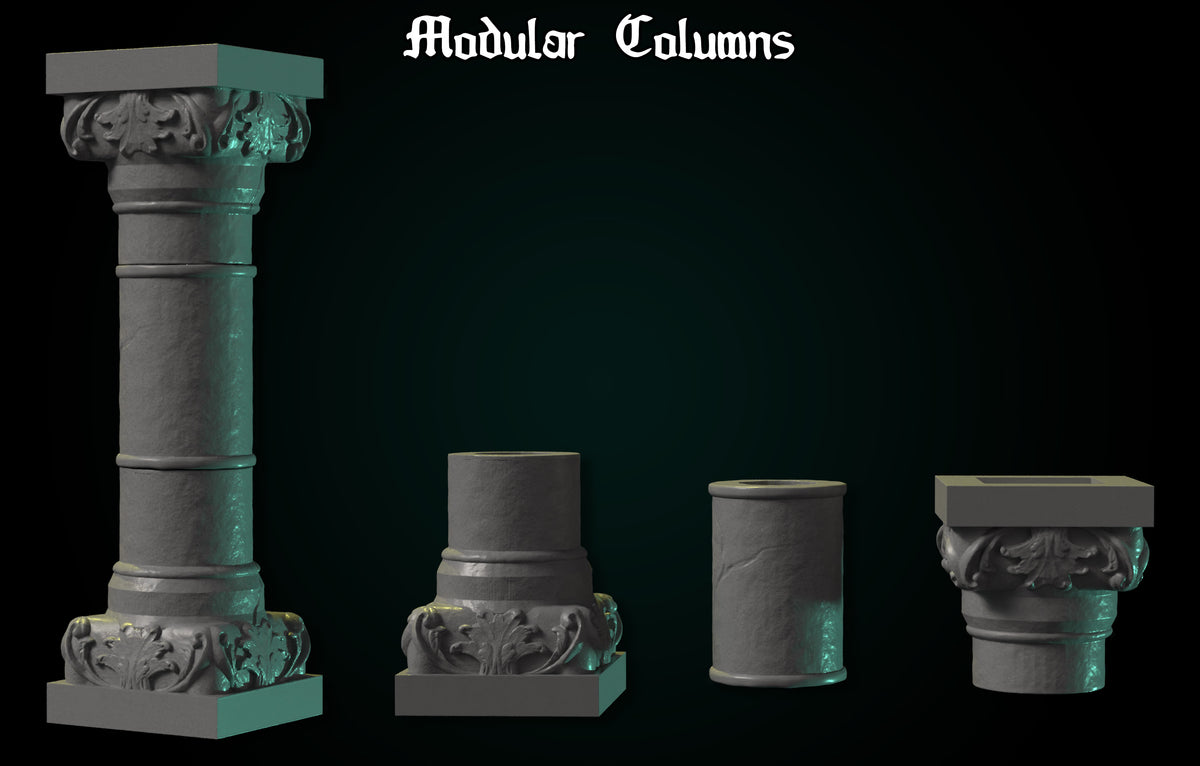 Modular Columns by DDF Miniatures and Models – Studio Historia