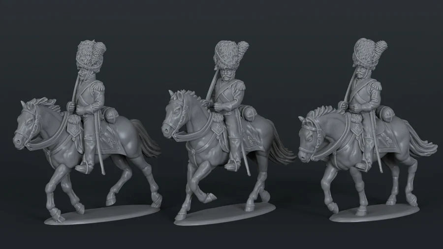 Württemberg Mounted Grenadiers by Piano Wargames