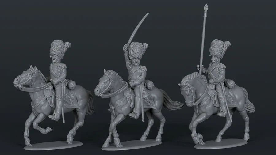 Württemberg Mounted Grenadiers Command by Piano Wargames