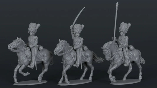 Württemberg Mounted Grenadiers Command by Piano Wargames