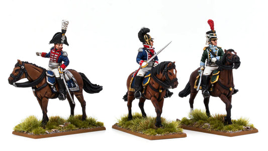 Württemberg Mounted Officers by Piano Wargames