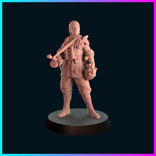 Shocktroop Lieutenant by kool kiwi Miniatures