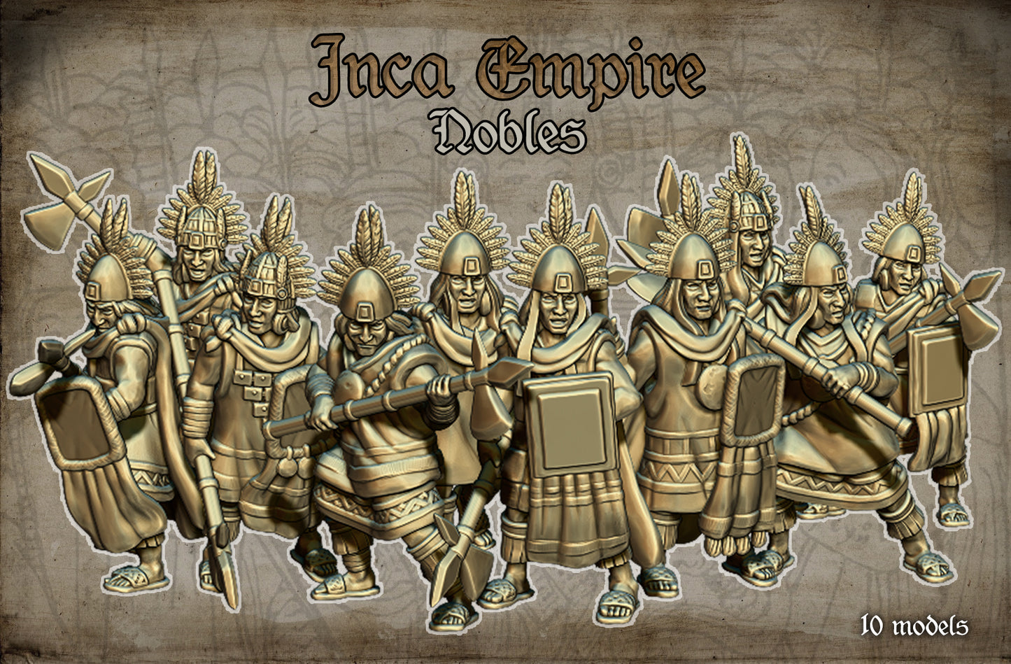 Inca Nobles by Red Copper Miniatures