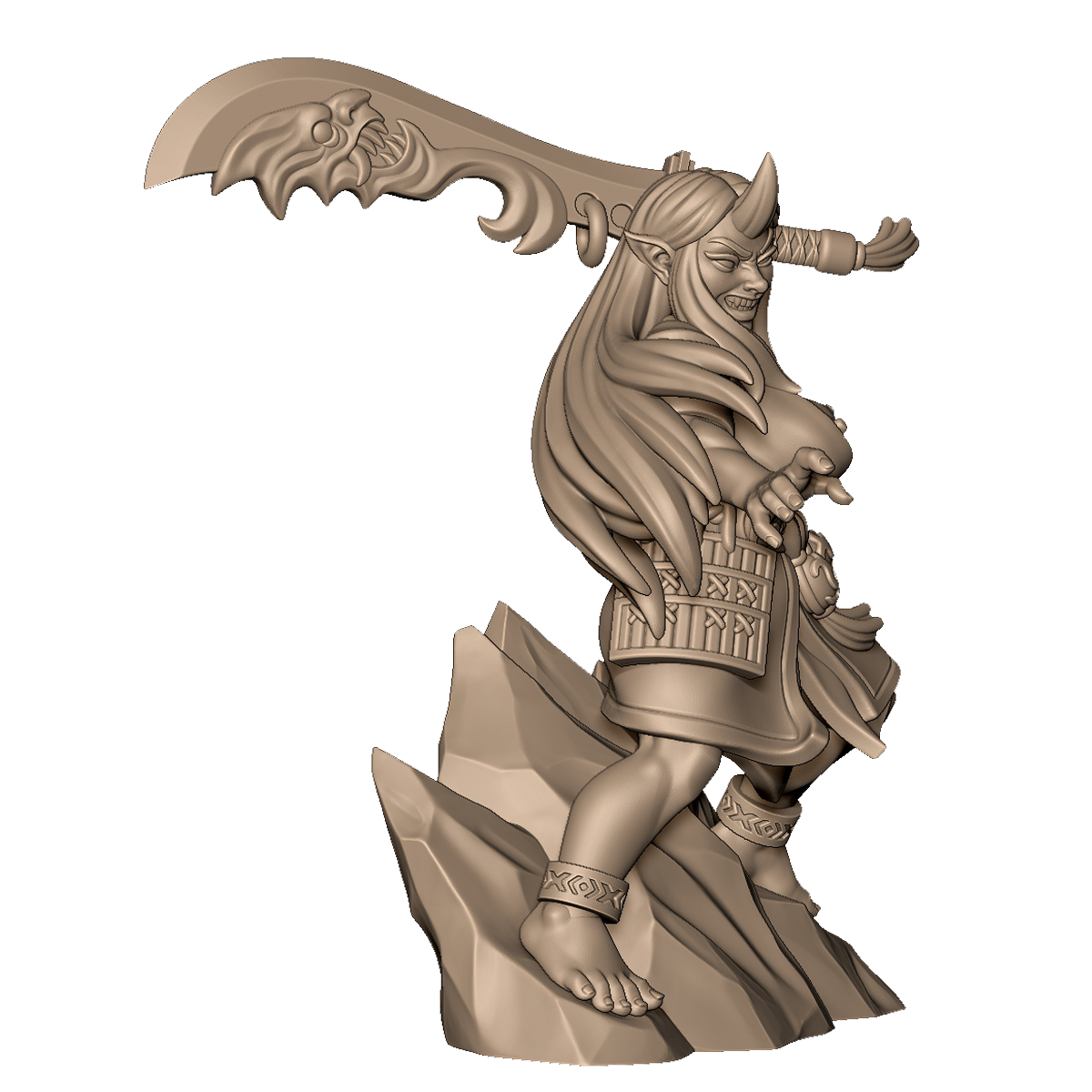 Oni Female C by Menagerie Miniature