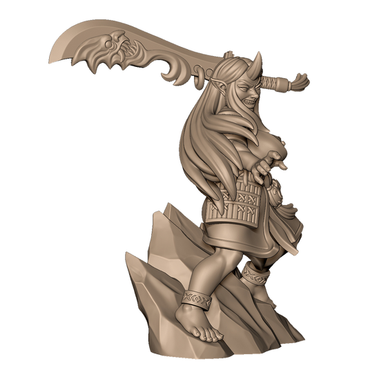 Oni Female C by Menagerie Miniature