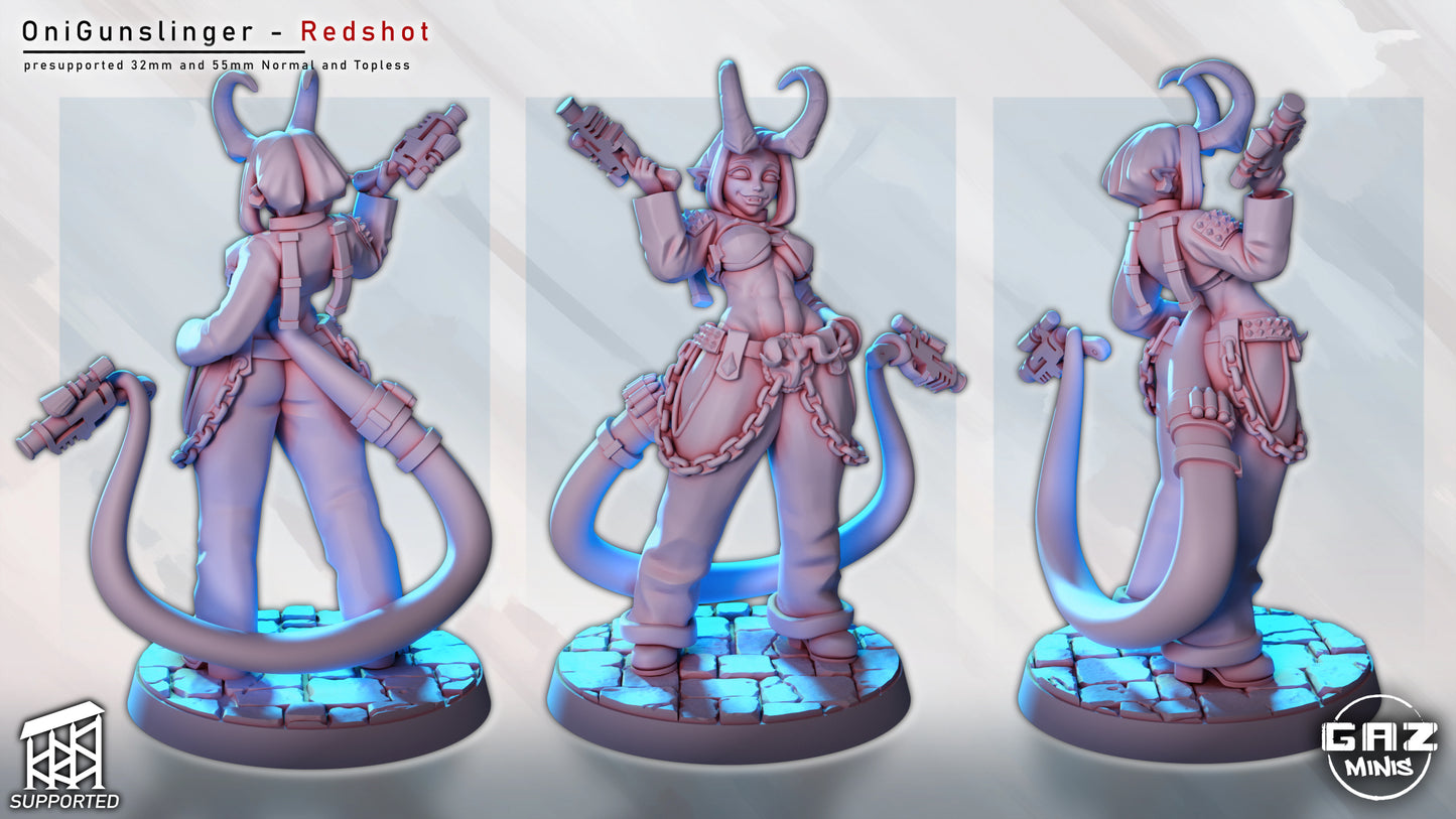 Oni Gunslinger - Redshot by Gaz Minis.