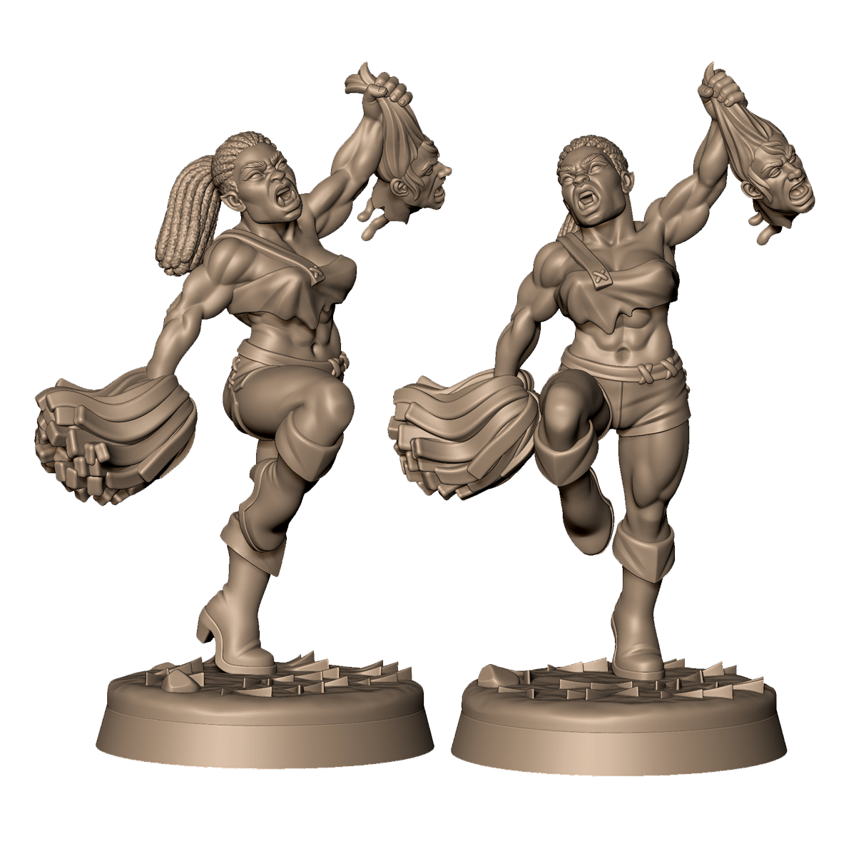 Orc Cheerleader by Menagerie Miniature