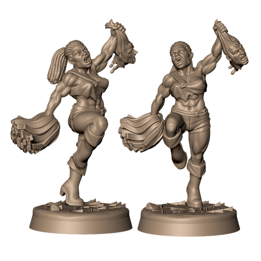 Orc Cheerleader by Menagerie Miniature