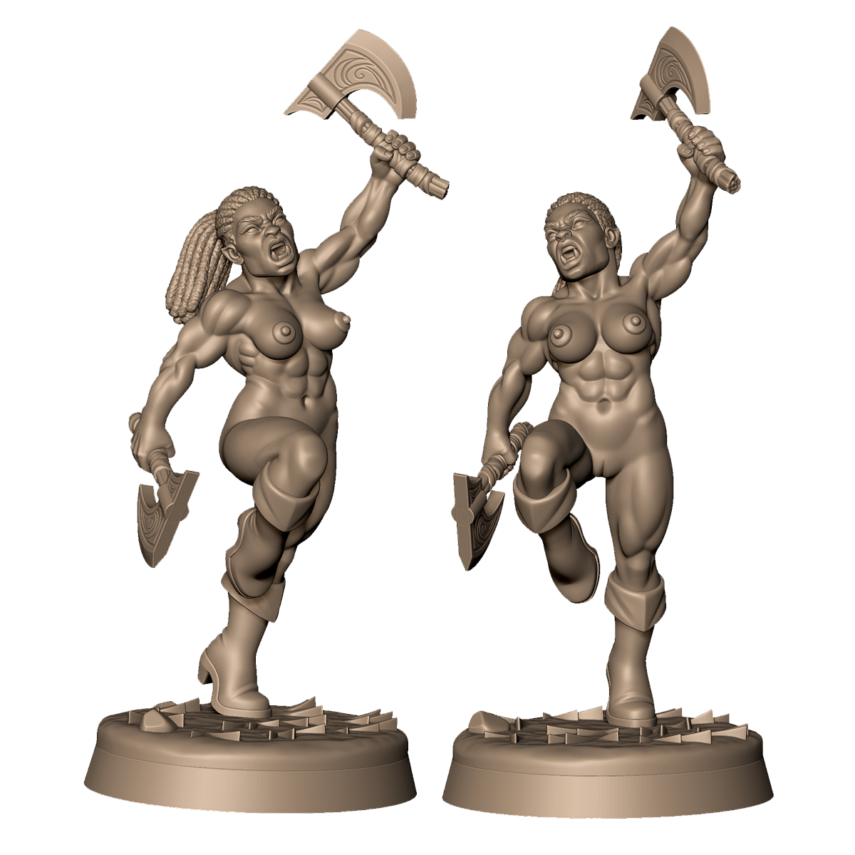 Orc Cheerleader by Menagerie Miniature