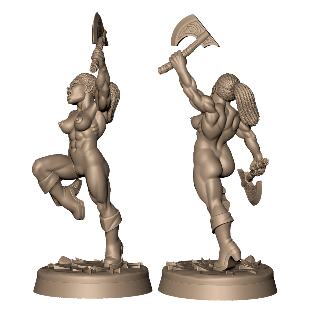 Orc Cheerleader by Menagerie Miniature