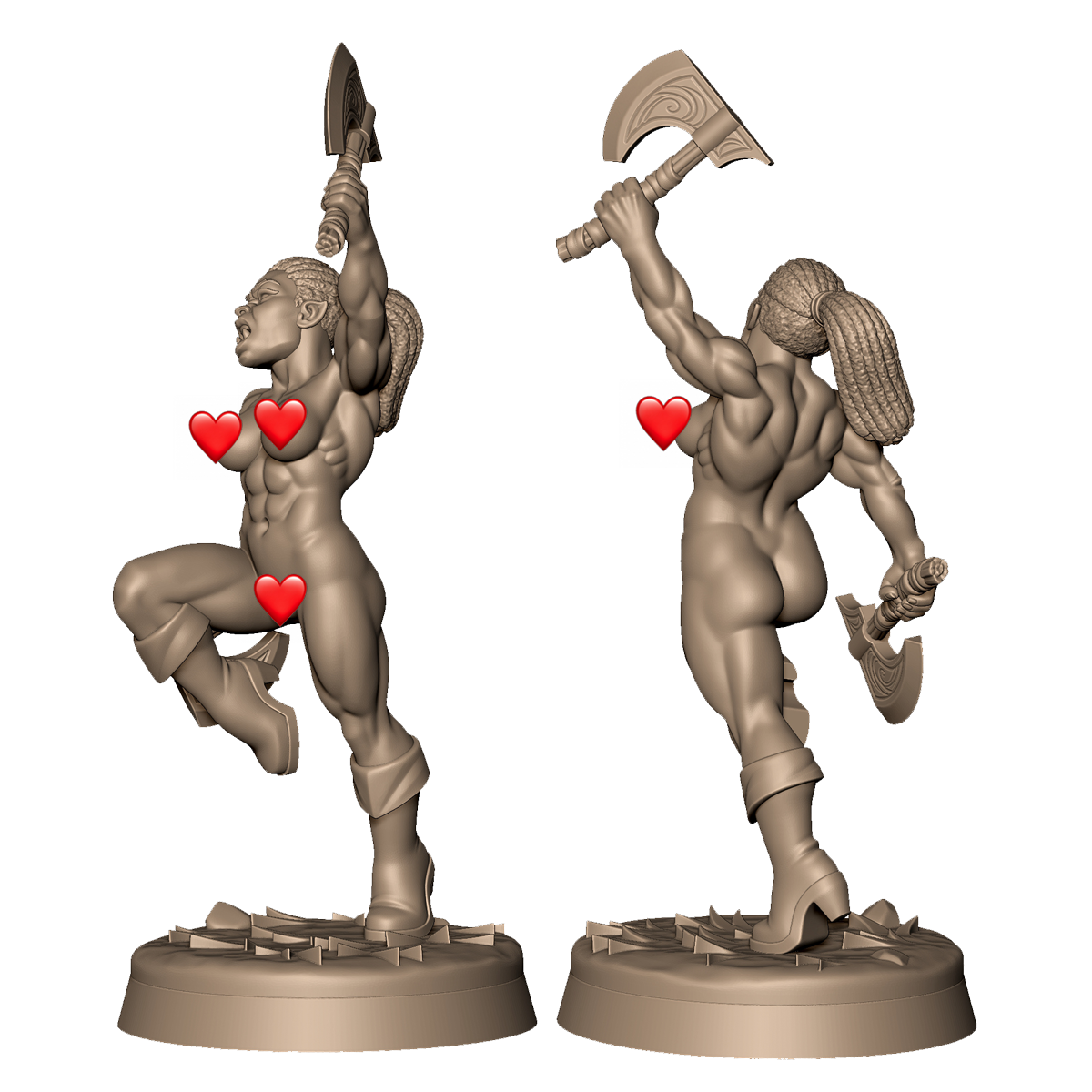 Orc Cheerleader by Menagerie Miniature