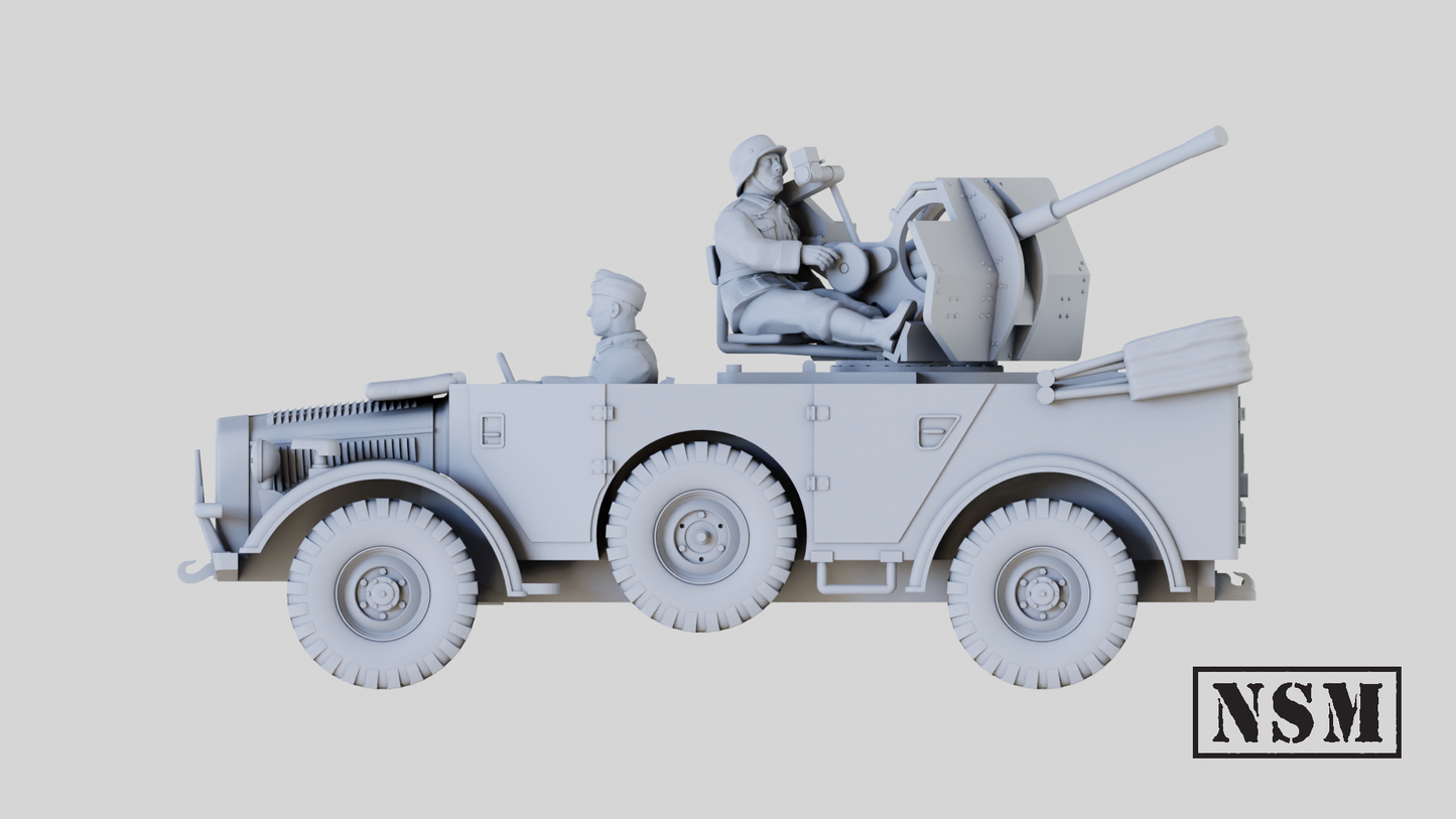 Horch 108 with Flak 38 by Night Sky Miniatures