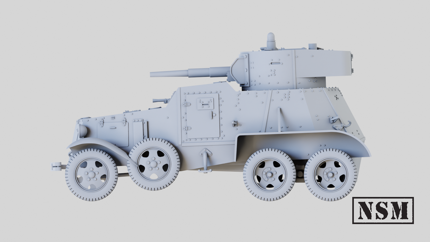 BA-6 Armored Car by Night Sky Miniatures