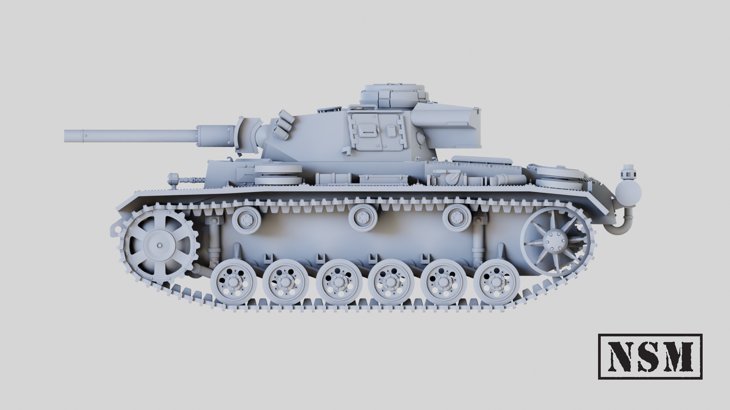 Panzer III ausf M Flammpanzer by Night Sky Miniatures