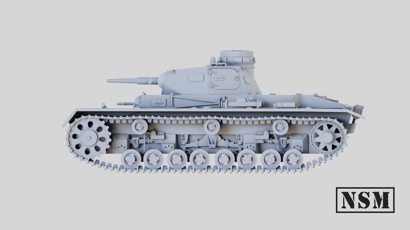 Panzer III ausf C by Night Sky Miniatures – Studio Historia