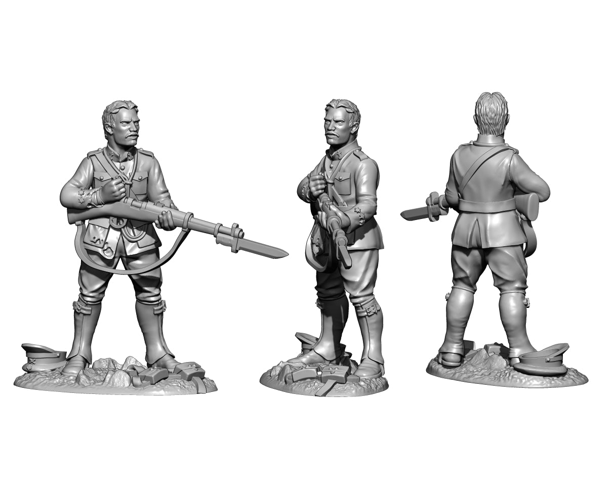 Rif War Spanish Senior Officers by Baraka Wargames and Miniatures