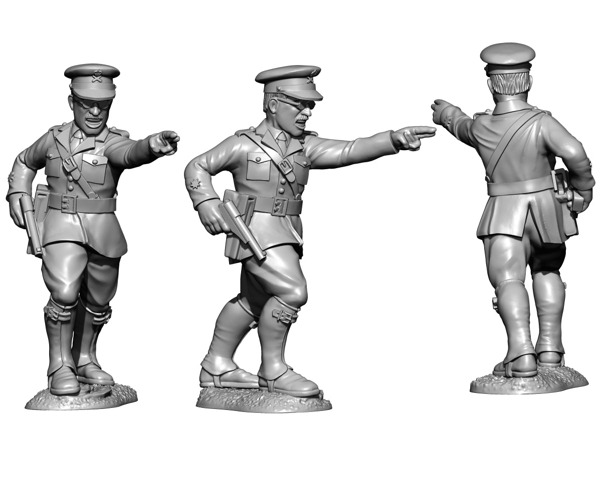 Rif War Spanish Senior Officers by Baraka Wargames and Miniatures