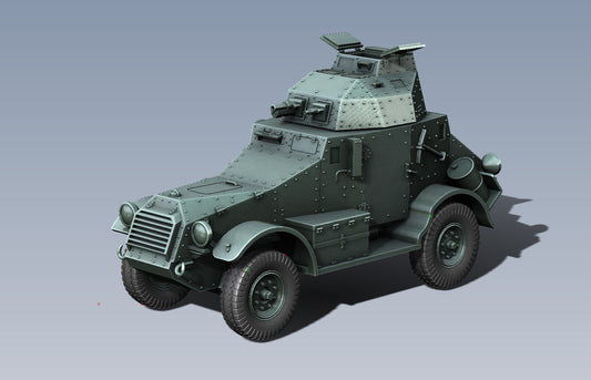 Panhard 165 Armored Car by Wargame3D