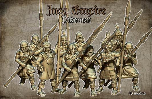 Inca Pikemen by Red Copper Miniatures