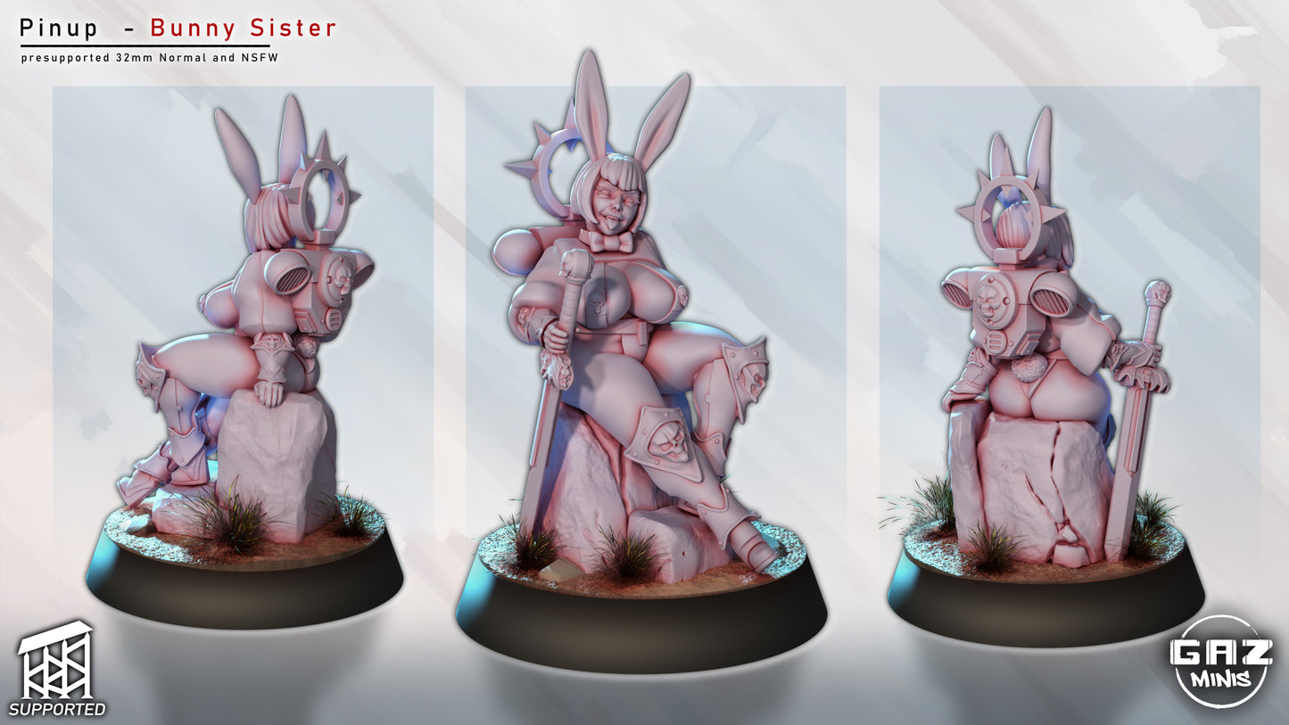 Pin up Bunny Sister by Gaz Minis