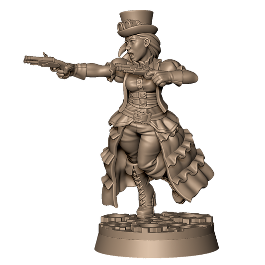 Pistol Lady by Menagerie Miniature