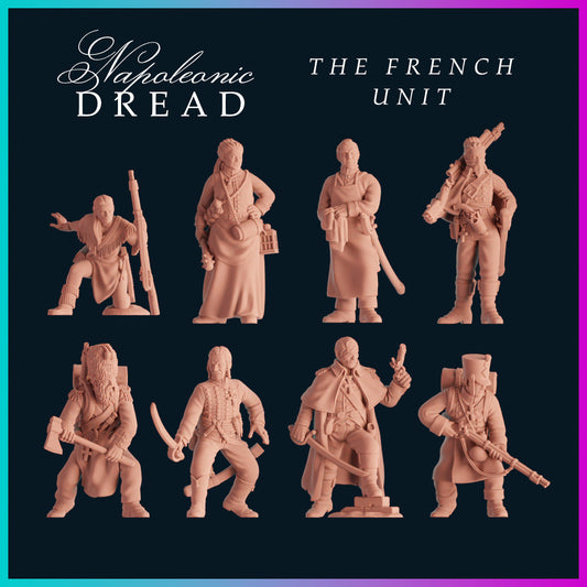 Napoleonic Dread French Unit by koolkiwi Miniatures