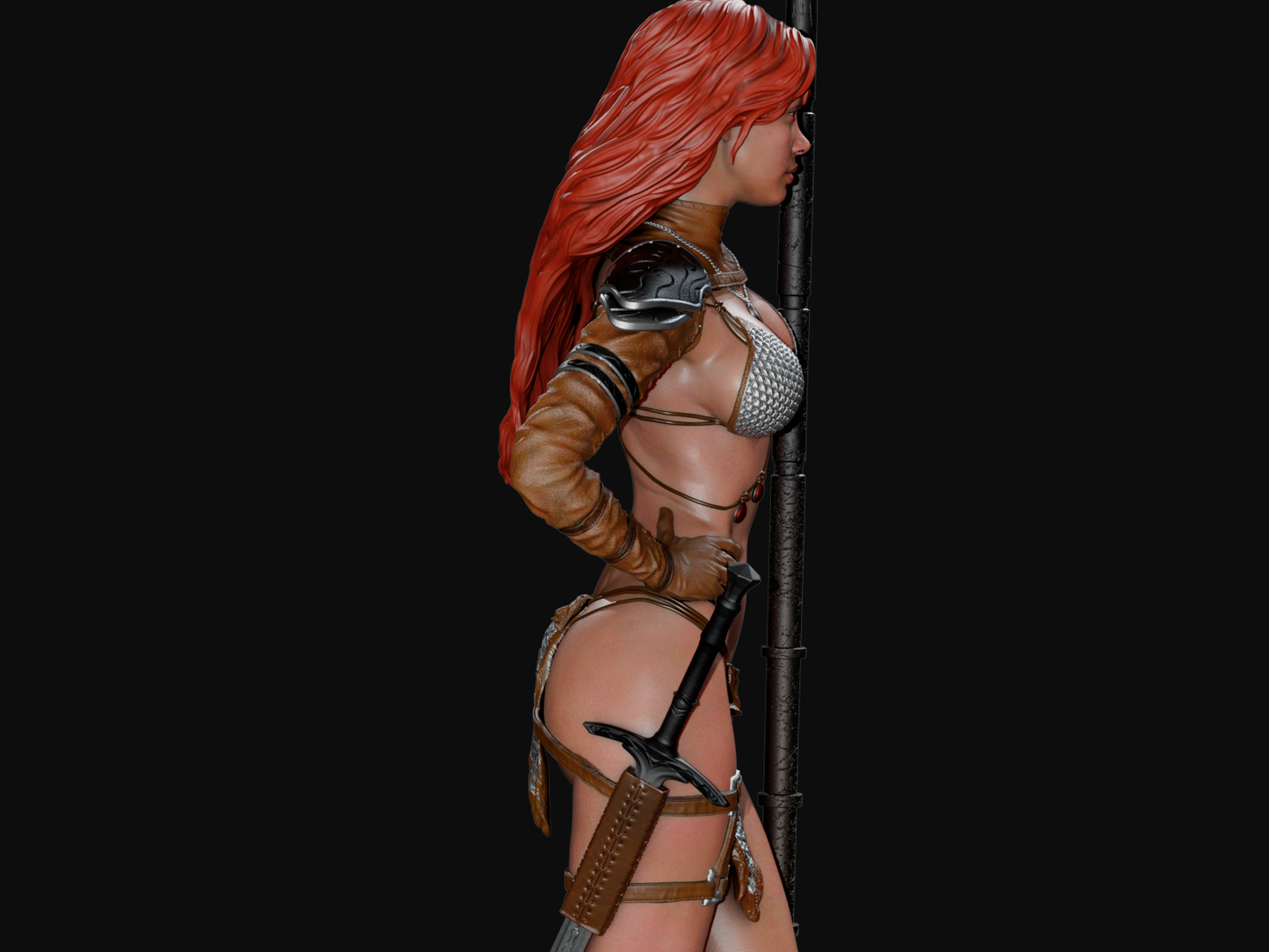 Red Warrior by CA 3D