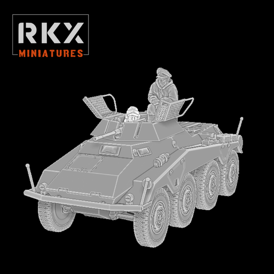 Late War German Sd.Kfz. 234/1 Armored Car by RXK Miniatures