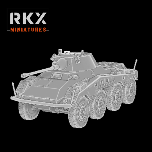 Late War German Sd.Kfz. 234/2 Puma Armored Car by RXK Miniatures