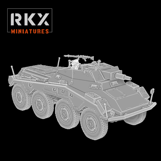 Late War German Sd.Kfz. 234/3 Armored Car by RXK Miniatures