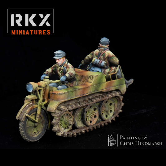 Late War German Fallschirmjager Kettenkrad by RXK Miniatures