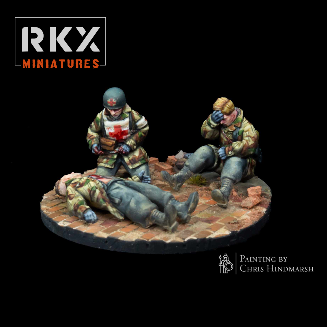 Late War German Fallschirmjager Medics by RXK Miniatures