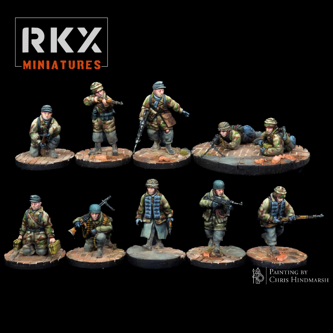 Late War German Fallschirmjager Infantry Squad